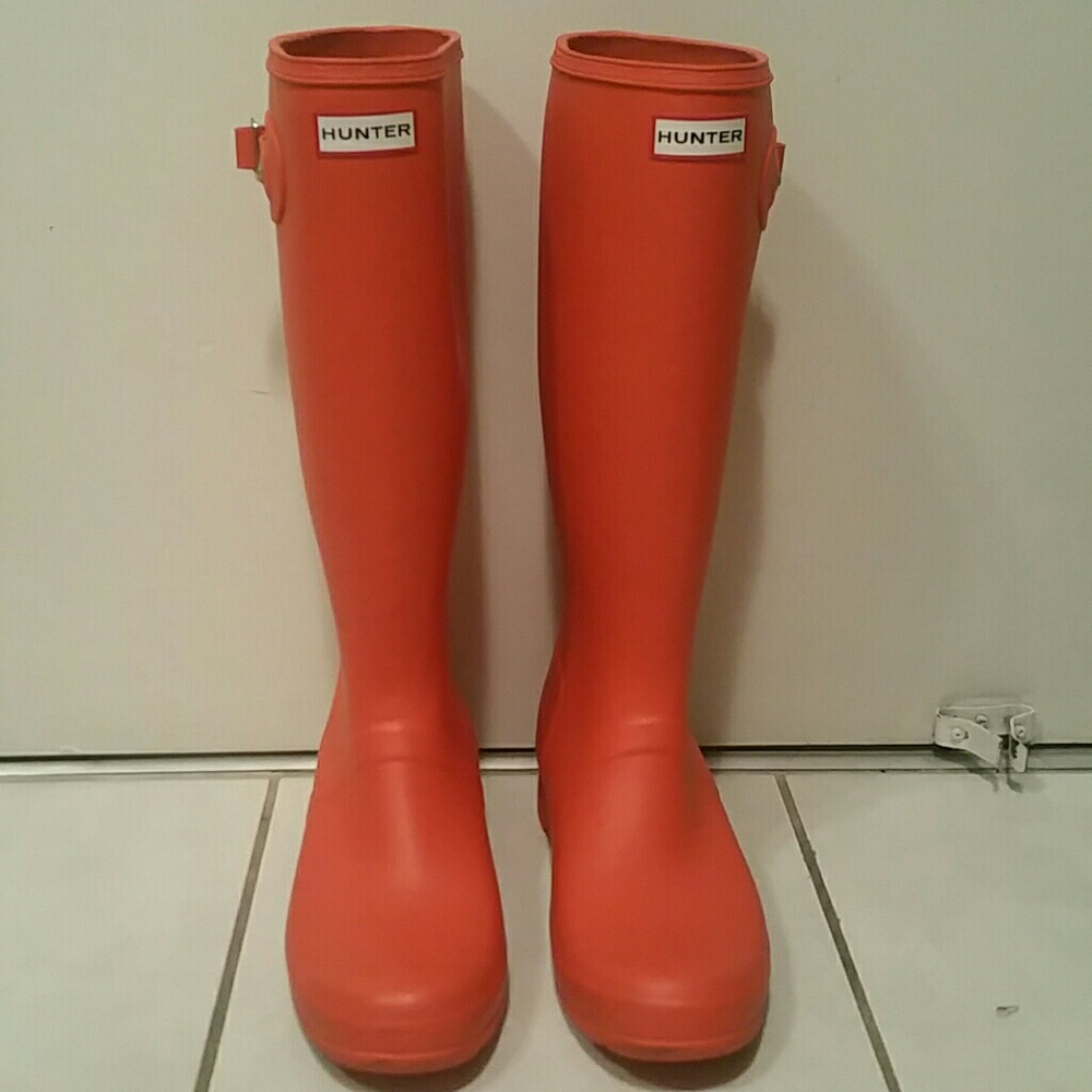 Hunter Original 'Tour' Rain boot Women's 11 Matte